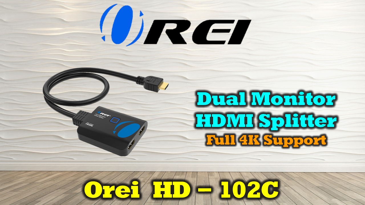 Amazon.com: OREI 4K HDMI Splitter 1 in 2 Out - 1X2 HDMI Splitter